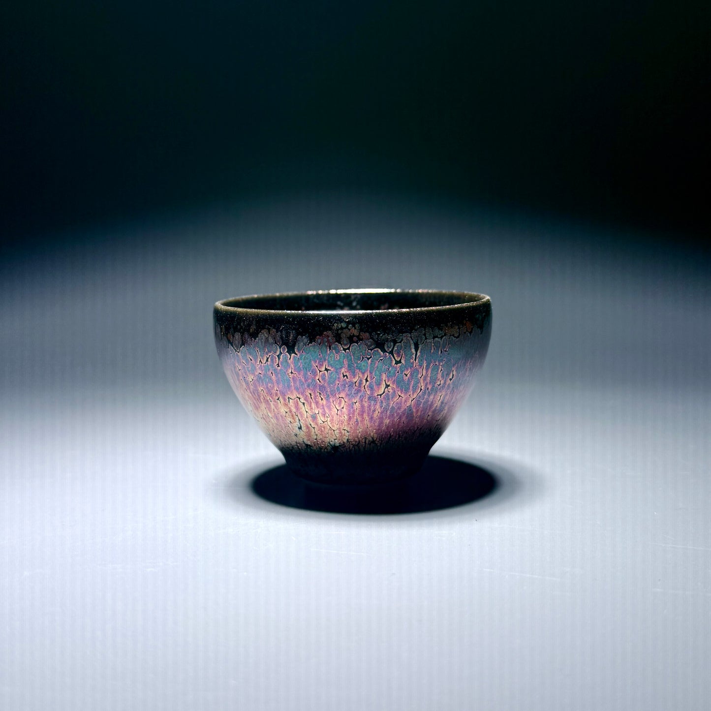 彩金钻石油滴 飞惺彩金建盏 非遗传承人