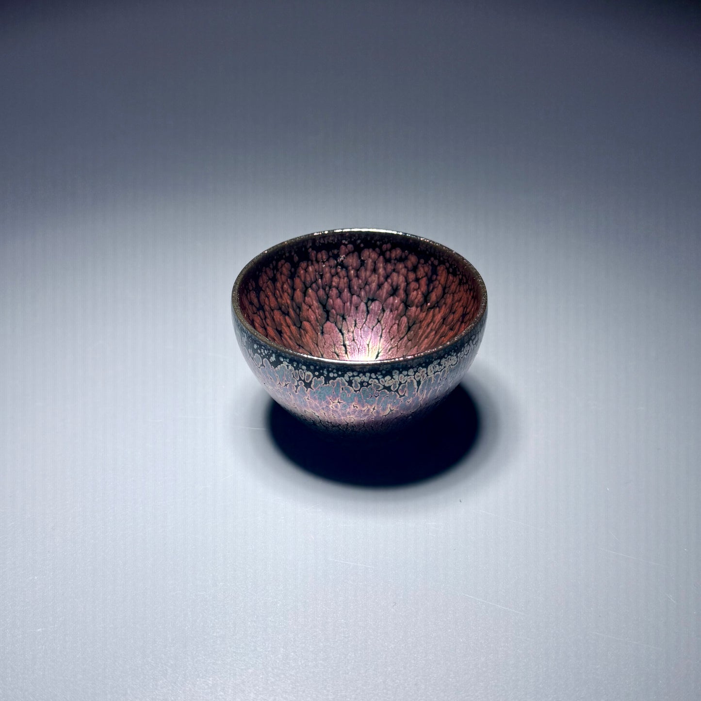 彩金钻石油滴 飞惺彩金建盏 非遗传承人