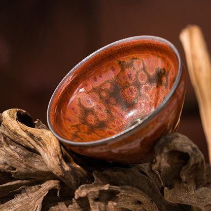 星窑作品 火凤凰建盏 纯手工 主人杯