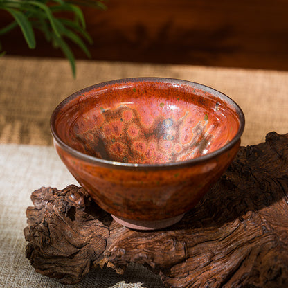 星窑作品 火凤凰建盏 纯手工 主人杯