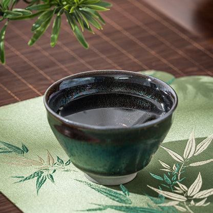 星窯 七彩宝莲花建盞 純手工製作 茶杯 咖啡杯 主人杯