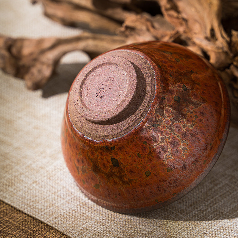 星窑作品 火凤凰建盏 纯手工 主人杯