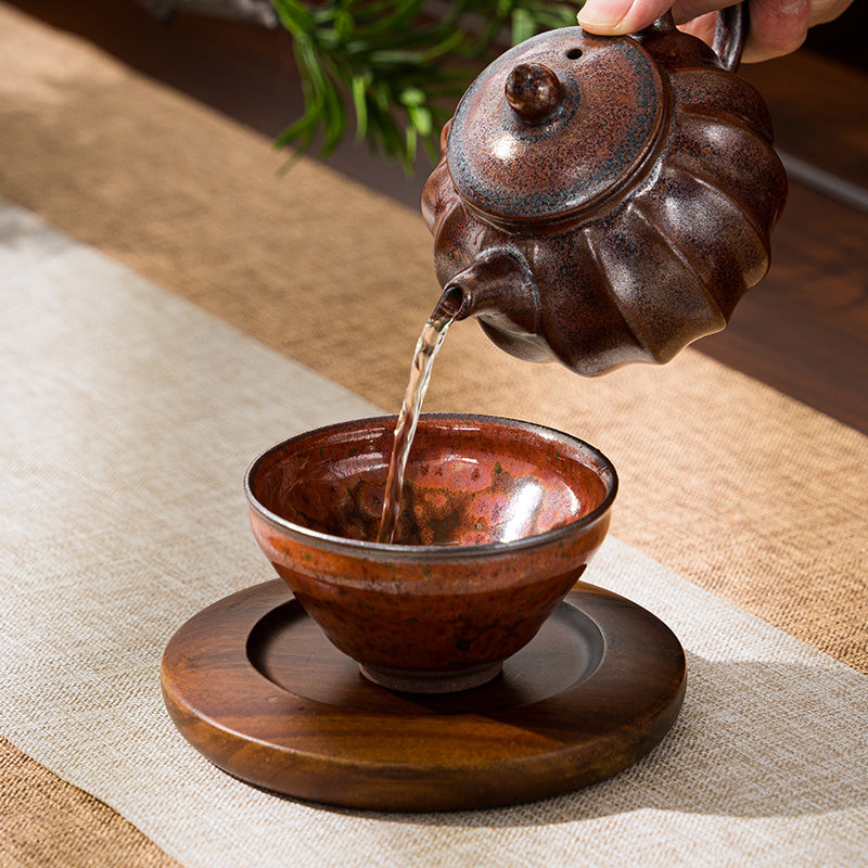 星窑作品 火凤凰建盏 纯手工 主人杯