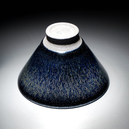 银毫建盏，斗笠器型，经典作品