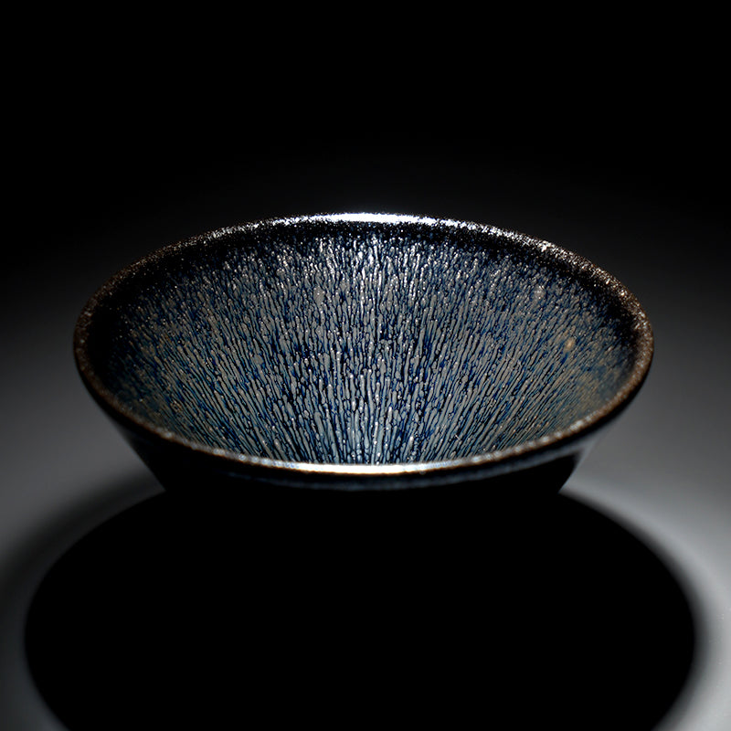 银毫建盏，斗笠器型，经典作品