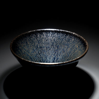 银毫建盏，斗笠器型，经典作品