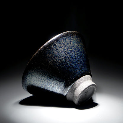 银毫建盏，斗笠器型，经典作品